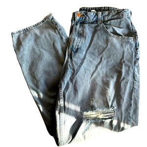H&M Women’s 90’s Baggy Ultra High Waist Jeans Size 18